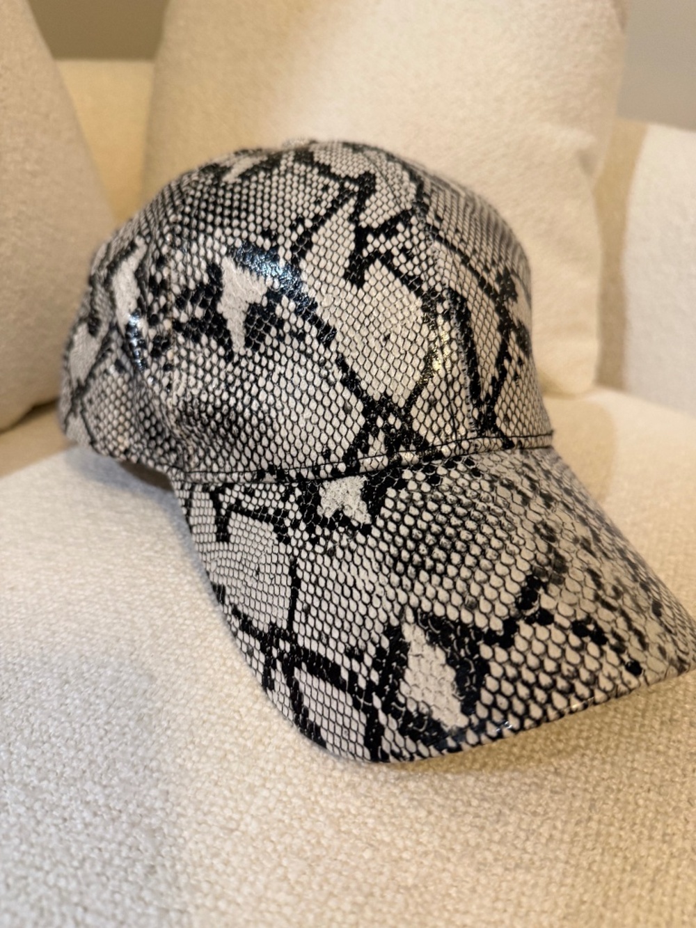 Snake Print Hat